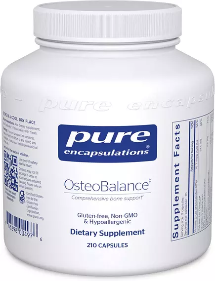 Pure Encapsulations OsteoBalance / ОстеоБаланс формула поддержки костей 210 капс в магазине биодобавок nutrido.shop