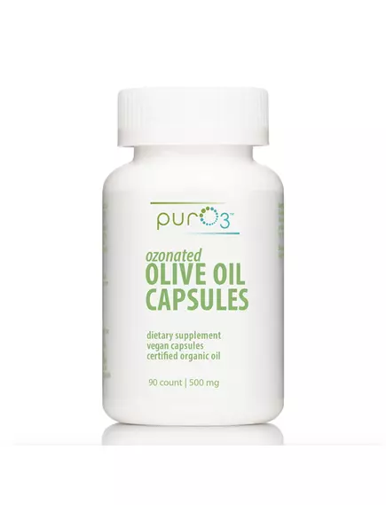 PurO3 Ozonated Olive Oil Capsules / Озонированное оливковое масло 500 мг 90 капсул в магазине биодобавок nutrido.shop