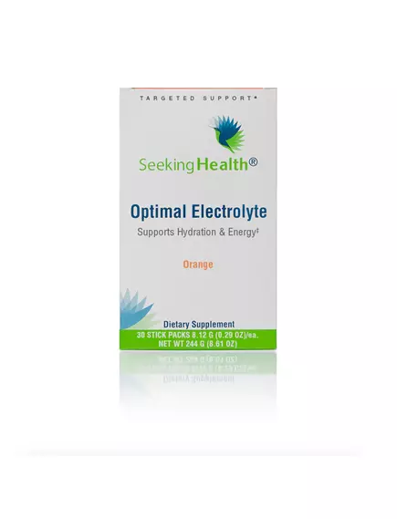 Seeking Health Optimal Electrolyte Orange / Оптимальные электролиты апельсиновый вкус 30 саше в магазине биодобавок nutrido.shop