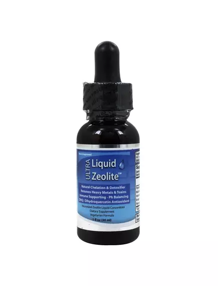 Liquid Zeolite Ultra / Цеолит Ультра + Дигидрокверцетин жидкий 30 мл в магазине биодобавок nutrido.shop
