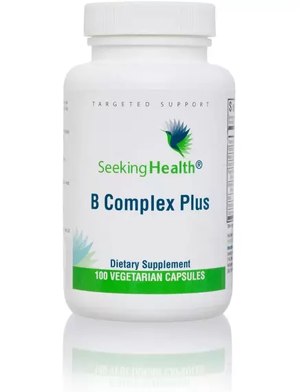 Seeking Health B Complex Plus / Комплекс витаминов группы Б с холином 100 капсул в магазине биодобавок nutrido.shop