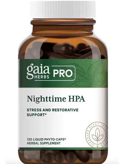Gaia Herbs PRO Nighttime HPA / Здоровье надпочечников ночная поддержка 120 капсул в магазине биодобавок nutrido.shop