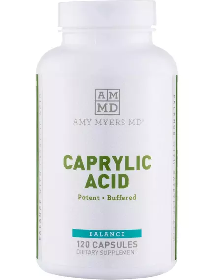 Amy Myers MD Caprylic Acid / Каприловая кислота - Баланс дрожжевой флоры 120 капсул в магазине биодобавок nutrido.shop