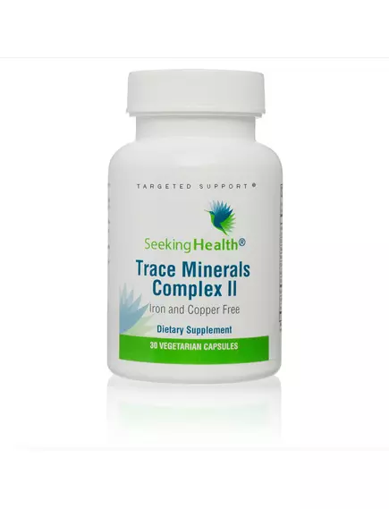 Seeking Health Trace Minerals Complex II / Микроэлементы трейс минерал без железа и меди 30 капсул в магазине биодобавок nutrido.shop