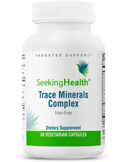 Seeking Health Trace Minerals Complex / Комплекс микроэлементов без железа 30 капсул в магазине биодобавок nutrido.shop