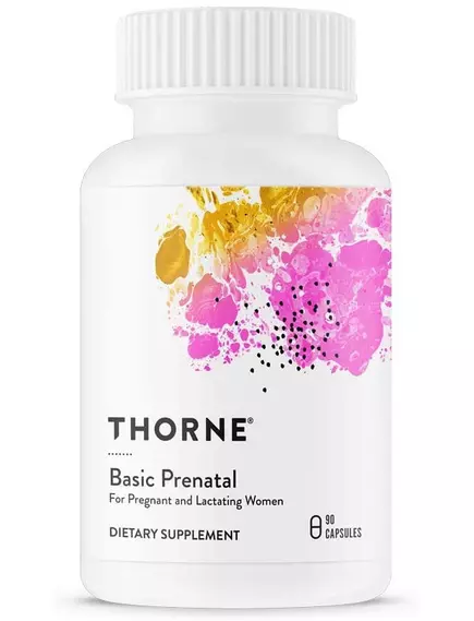Thorne Research Basic Prenatal / Витамины для беременных 90 капс в магазине биодобавок nutrido.shop