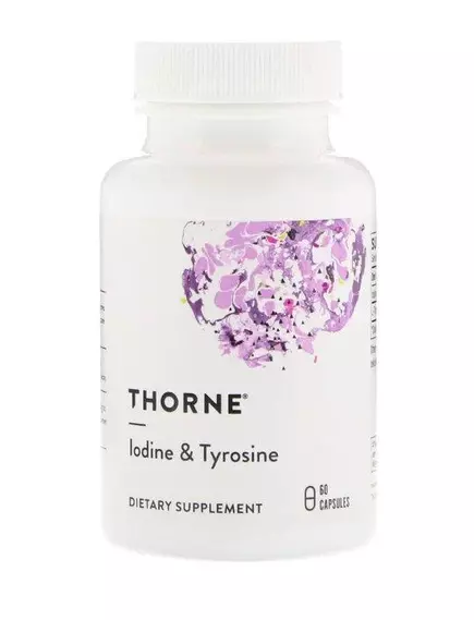 THORNE RESEARCH IODINE & TYROSINE / ЙОД І ТИРОЗИН 60 КАПС від магазину біодобавок nutrido.shop