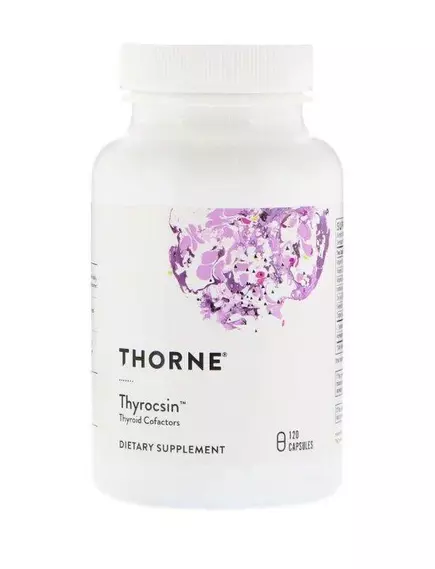 Thorne Research Thyrocsin /Тироксин кофакторы для щитовидной железы 120 капс в магазине биодобавок nutrido.shop