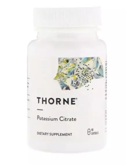 Thorne Research Potassium Citrate / Цитрат калия 90 капс в магазине биодобавок nutrido.shop