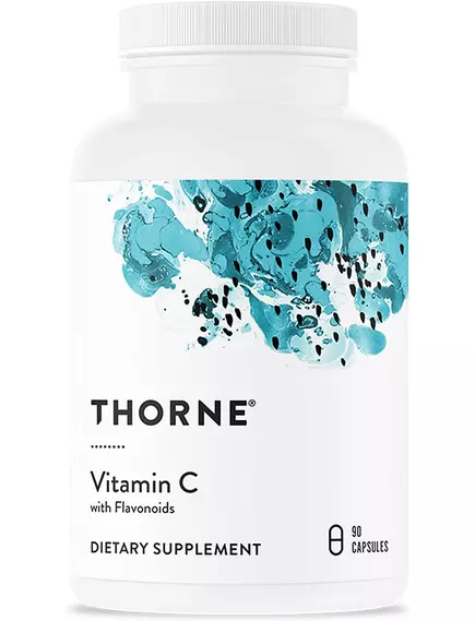 Thorne Research Vitamin C With Flavonoids / Витамин С с флавоноидами 90 капсул в магазине биодобавок nutrido.shop