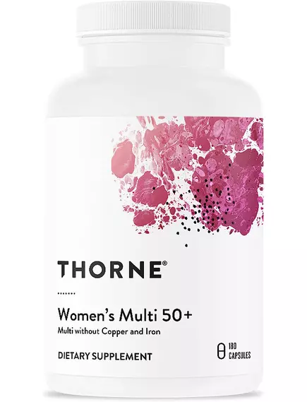 Thorne Research Women's Multi 50+ / Мультивитамины для женщин 50+ 180 капсул в магазине биодобавок nutrido.shop