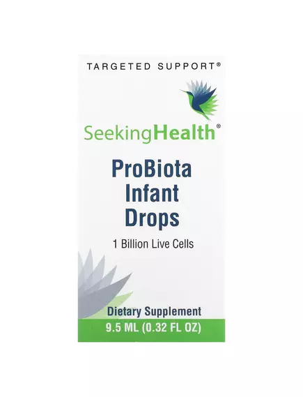 Seeking Health ProBiota Infant Drops / Пробіотична суміш для дітей краплі 9,5 мл від магазину біодобавок nutrido.shop