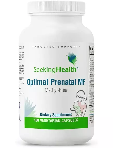 Seeking Health Optimal Prenatal MF / Комплекс витаминов для беременных без метилов 180 капс в магазине биодобавок nutrido.shop