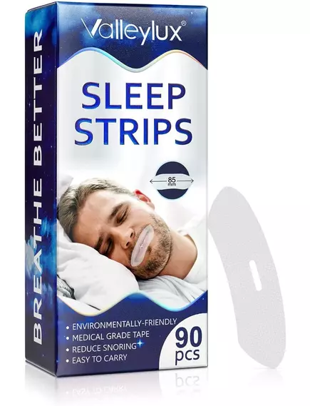 Sleep Strips / Полоски для обеспечения носового дыхания во сне 90 шт. в магазине биодобавок nutrido.shop
