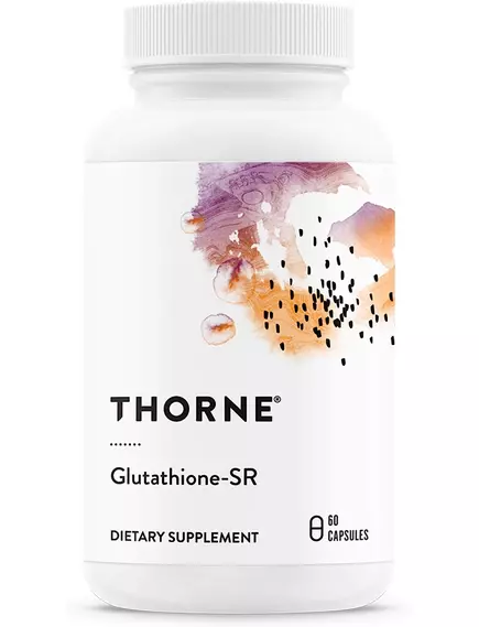 Thorne Research Glutathione-SR / Глутатион замедленного высвобождения 60 капсул в магазине биодобавок nutrido.shop