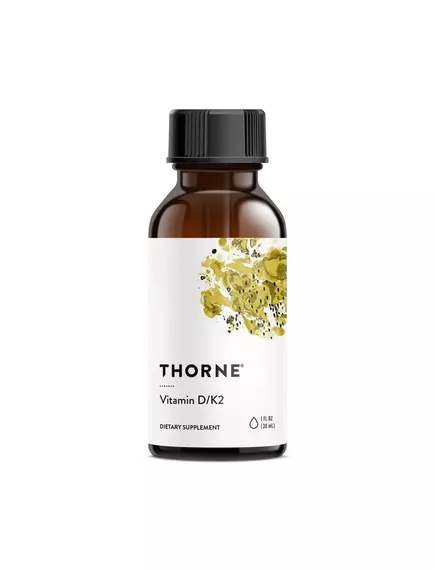 Thorne Research Vitamin D K2 Liquid / Витамин Д К2 30 мл в магазине биодобавок nutrido.shop