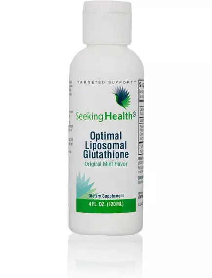 Seeking Health Optimal Liposomal Glutathione Mint / Липосомальный глутатион мятный вкус 120 мл в магазине биодобавок nutrido.shop