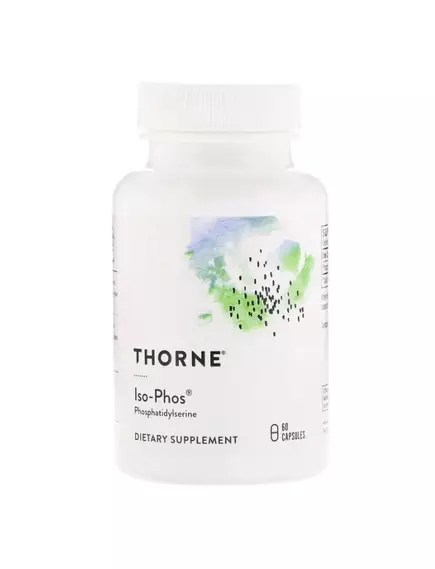 Thorne Research Iso-Phos / Фосфатидилсерин 100 мг 60 капсул від магазину біодобавок nutrido.shop
