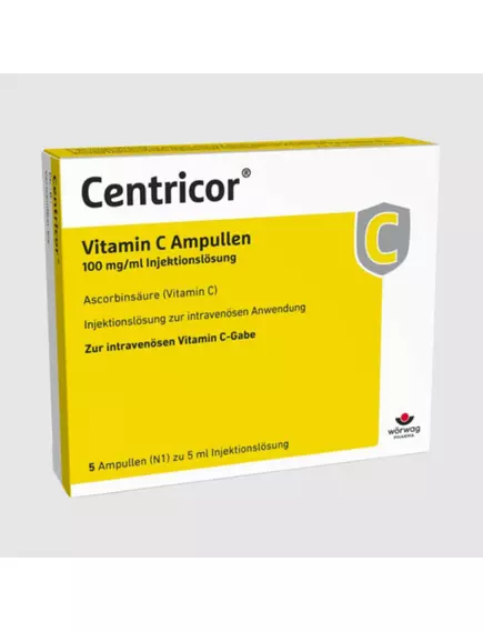 Vitamin C / Витамин С 500 mg 5 ампул Германия в магазине биодобавок nutrido.shop