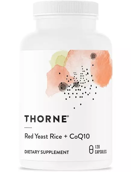 Thorne Research Red Yeast Rice + CoQ10 (formerly Choleast) / Красный дрожжевой рис 120 капсул в магазине биодобавок nutrido.shop