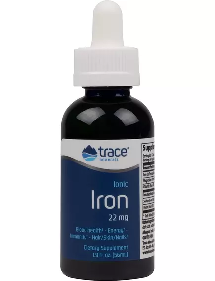 Trace Minerals Ionic Iron / Ионизированное железо 22 мг 56 мл в магазине биодобавок nutrido.shop