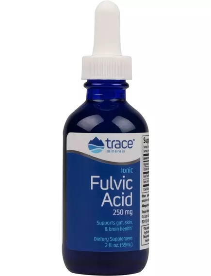 Trace Minerals Ionic Fulvic Acid / Фульвовая кислота ионная 250 мг 59 мл в магазине биодобавок nutrido.shop