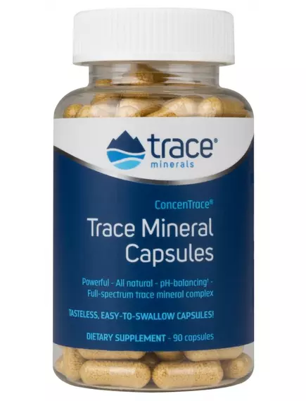 Trace Minerals ConcenTrace Capsules / Полный комплекс ионных микроэлементов 90 капсул в магазине биодобавок nutrido.shop