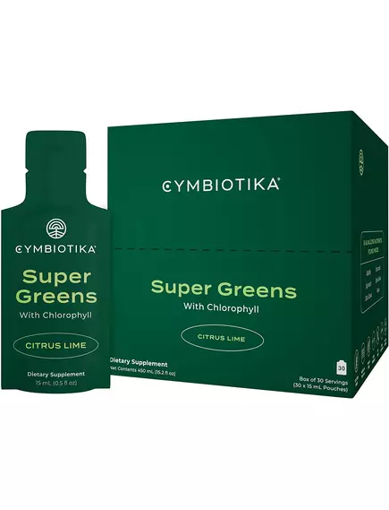 CYMBIOTIKA SUPER GREENS / БІОДОСТУПНИЙ КОМПЛЕКС ЗЕЛЕНІ З ХЛОРОФІЛОМ 30 ПАКЕТІВ від магазину біодобавок nutrido.shop