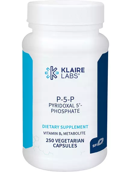 Klaire Pyridoxal 5'-Phosphate / Витамин Б6 Пиридоксаль-5-фосфат 250 капс в магазине биодобавок nutrido.shop