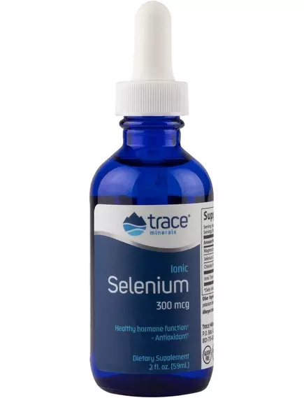 Селен іонний 300 мкг 59 мл / Ionic Selenium, Trace Minerals від магазину біодобавок nutrido.shop