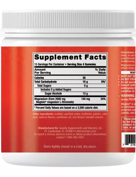 Life Extension Neuro-Mag / Магній Л Треонат 60 жувальних цукерок, фото 2 від магазину біодобавок nutrido.shop