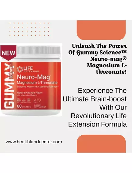 Life Extension Neuro-Mag / Магній Л Треонат 60 жувальних цукерок, фото 5 від магазину біодобавок nutrido.shop