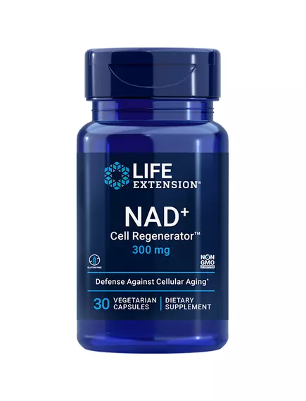 LIFE EXTENSION NAD+ CELL REGENERATOR / NAD+ ПІДТРИМКА ВИРОБЛЕННЯ КЛІТИННОЇ ЕНЕРГІЇ 30 КАПСУЛ від магазину біодобавок nutrido.shop