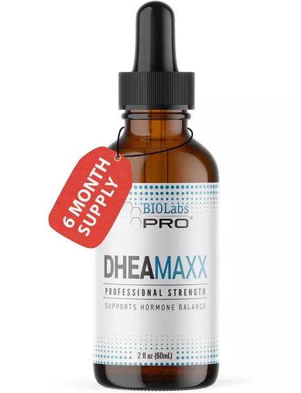 BIOLabs PRO DHEA MAXX - Professional Strength / Олія ДГEA для перорального застосування 4 мг 60 мл в магазине биодобавок nutrido.shop