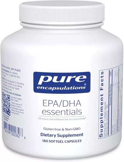 Pure Encapsulations EPA/DHA Essentials / Омега 3 для підтримки когнітивних функцій 180 капсул від магазину біодобавок nutrido.shop