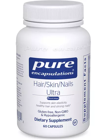 Pure Encapsulations Hair/Skin/Nails Ultra / Волосы Кожа Ногти 60 капсул в магазине биодобавок nutrido.shop