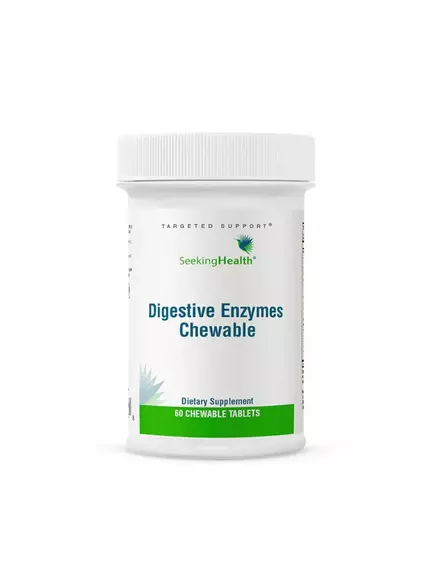 Seeking Health Digestive Enzymes Chewable / Травні ферменти 60 жувальних таблеток від магазину біодобавок nutrido.shop