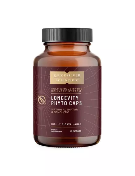 Quicksilver Scientific Longevity Phyto Caps / Фітокапсули Довголіття підтримка здорового старіння 60 капсул в магазине биодобавок nutrido.shop