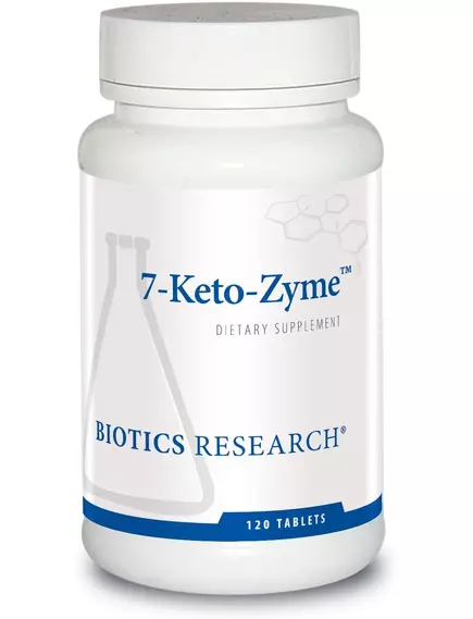 Biotics Research 7-Keto-Zyme / ДГЕА метаболіт 5 мг підтримка гормонального балансу 120 таблеток в магазине биодобавок nutrido.shop