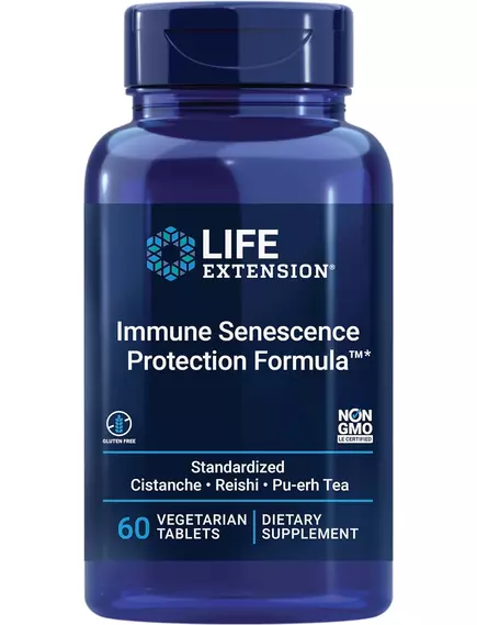 Life Extension Immune Senescence Protection Formula / Формула захисту від старіння імунної системи 60 таблеток від магазину біодобавок nutrido.shop