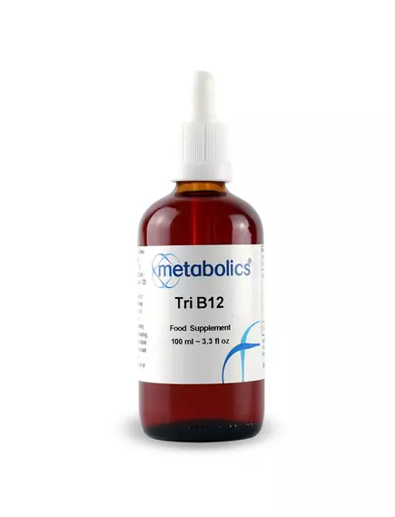 Metabolics Tri B12 Liquid / Вітамін Б12 три форми метил-, аденозил-, гідроксо- 100 мл в магазине биодобавок nutrido.shop