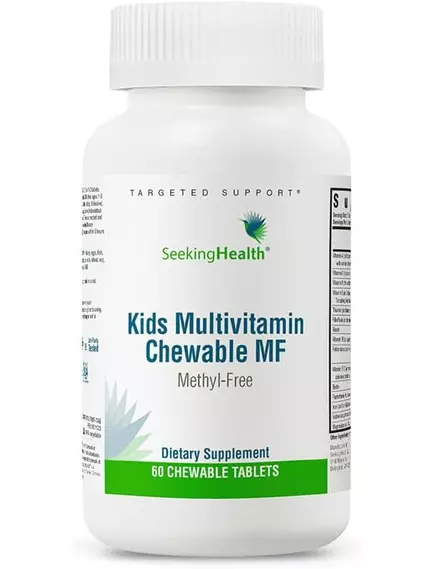 Seeking Health Kids Multivitamin MF / Мультивітаміни без метилу для дітей 60 жувальних таблеток в магазине биодобавок nutrido.shop