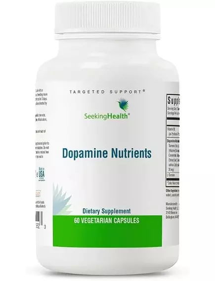 Seeking Health Dopamine Nutrients / Поживні речовини для вироблення дофаміну 60 капсул від магазину біодобавок nutrido.shop