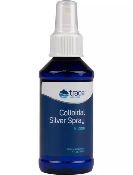 Колоїдне срібло 118 мл спрей / Colloidal Silver Spray, Trace Minerals в магазине биодобавок nutrido.shop