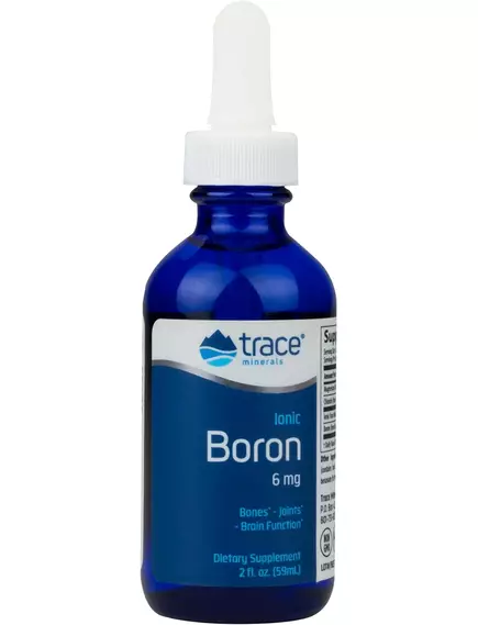 Бор іонний 6 мг 59 мл / Ionic Boron Trace Minerals від магазину біодобавок nutrido.shop