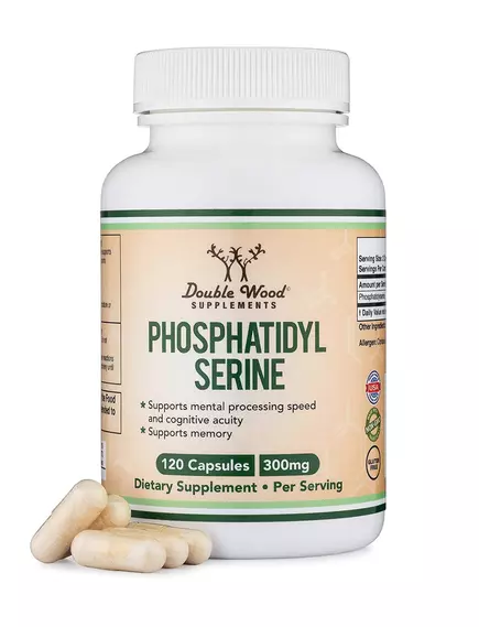 Double Wood Phosphatidylserine / Фосфатидилсерин 120 капс в магазине биодобавок nutrido.shop