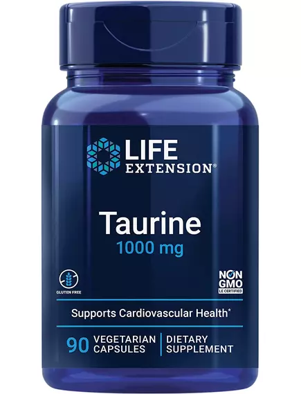 Life Extension Taurine / Таурин 1000 мг 90 капсул в магазине биодобавок nutrido.shop