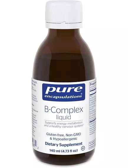 PURE B-COMPLEX LIQUID / РІДКИЙ Б КОМЛЕКС 140 МЛ від магазину біодобавок nutrido.shop