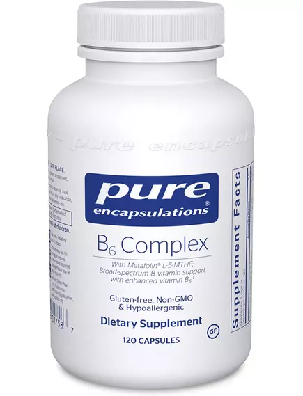 PURE B6 COMPLEX / B6 КОМПЛЕКС 120 КАПС від магазину біодобавок nutrido.shop