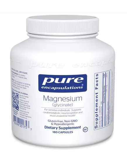 PURE MAGNESIUM GLYCINATE / МАГНІЙ ГЛІЦИНАТ 180 КАПС від магазину біодобавок nutrido.shop